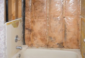 renovering badrum vägg